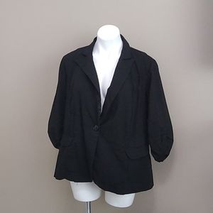 Torrid black lightweight blazer size 1
